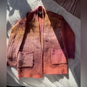 Sherbet-Colored Cardigan, Size XS